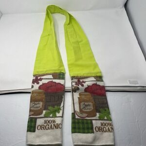 Autumn Leaves Kitchen Towel Scarf Hanging Boa Fall Harvest Decor Cottagecore